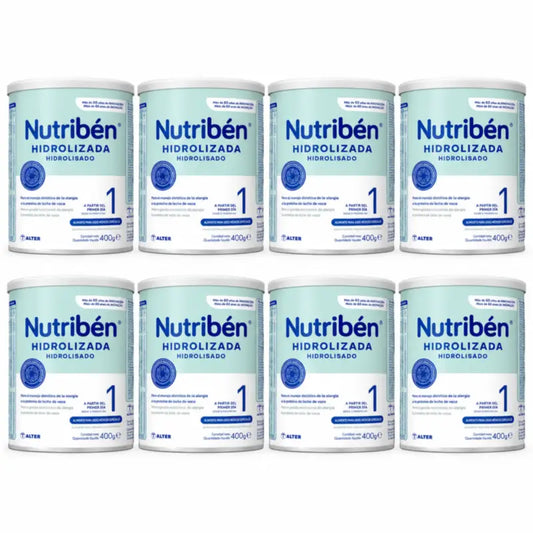 Nutribén Hydrolysed 1 Milk Starter, 8 X 400 grammes