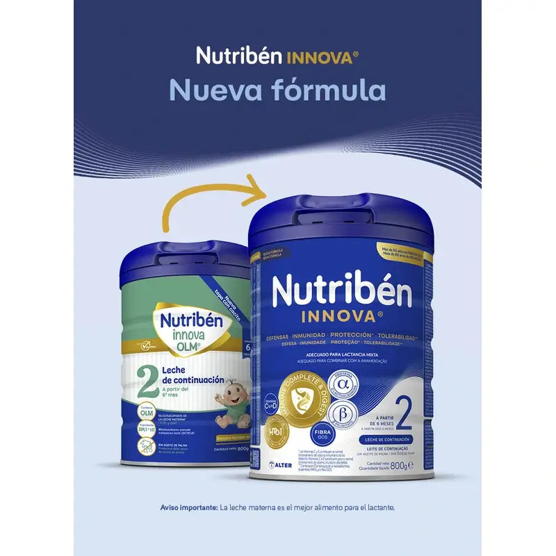Nutribén Innova 2 Milk Continuation, 800 g