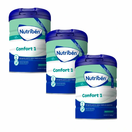 Nutribén Confort 1 Départ Lait, 3 x 800 grammes