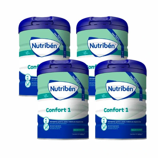 Nutribén Confort 1 Départ Lait, 4 x 800 grammes