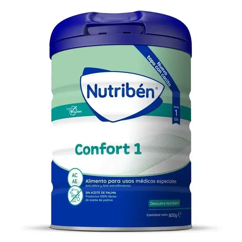 Nutribén Confort 1 Départ Lait, 8 x 800 grammes