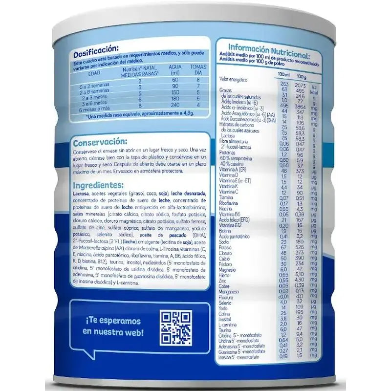 Nutribén Natal Pro-Alpha Milk Starter, 800 g