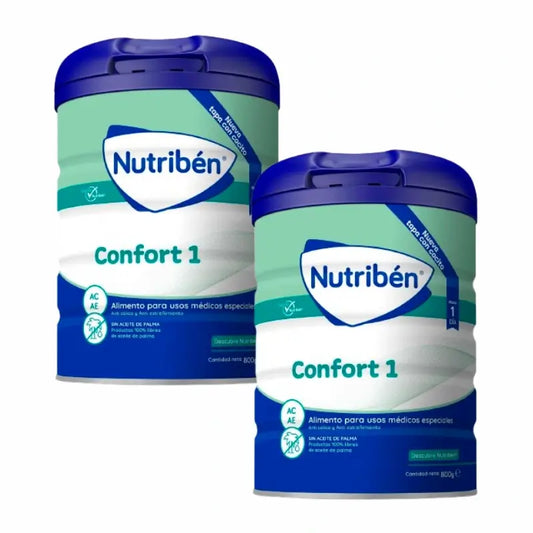 Nutribén Confort 1 Départ Lait, 2 x 800 grammes