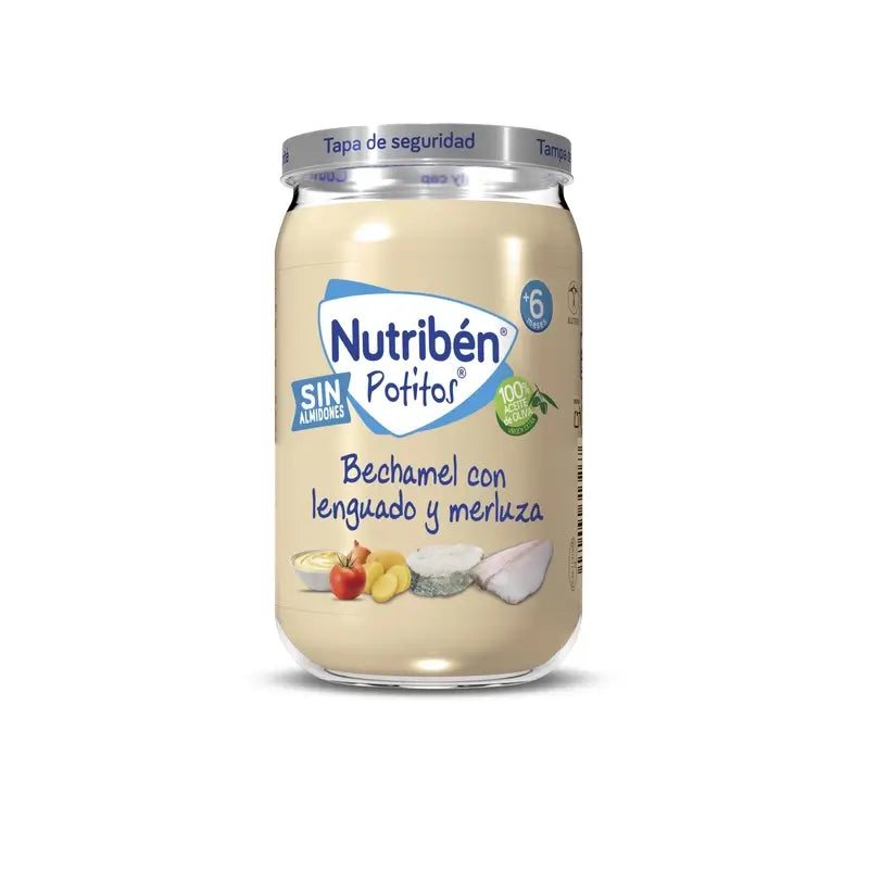Nutriben Potito à la béchamel de sole et de merlu, 235g