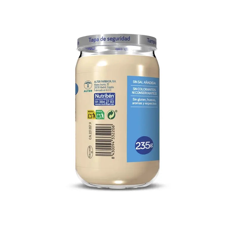 Nutriben Potito à la béchamel de sole et de merlu, 235g