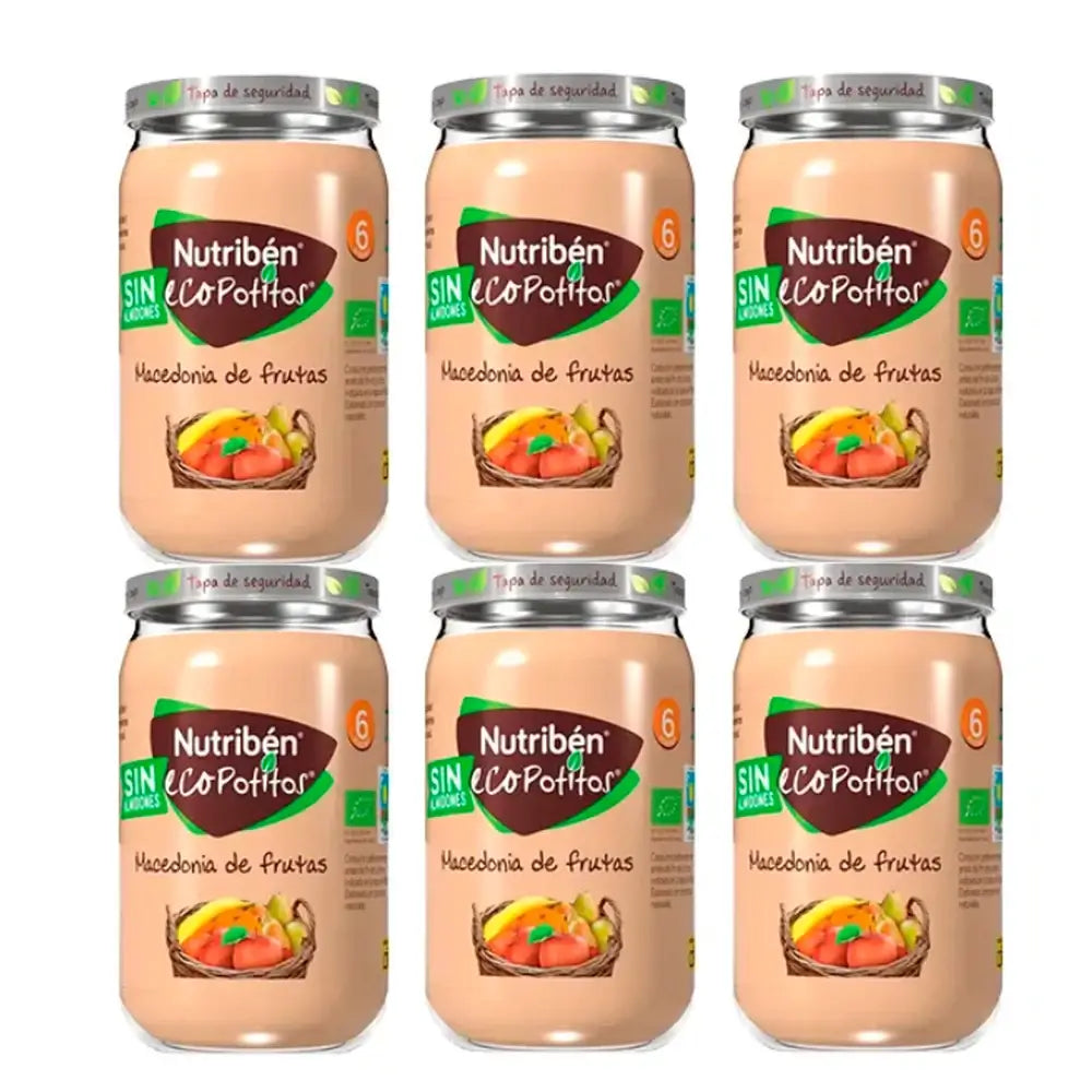Nutriben Potito Ecopotito Macedonia , 6 x 235 grammes