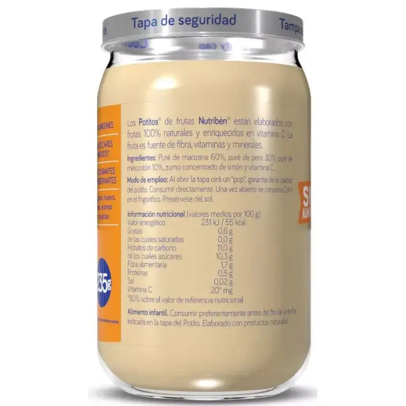 Nutribén Potito Fruits assortis, 235 g