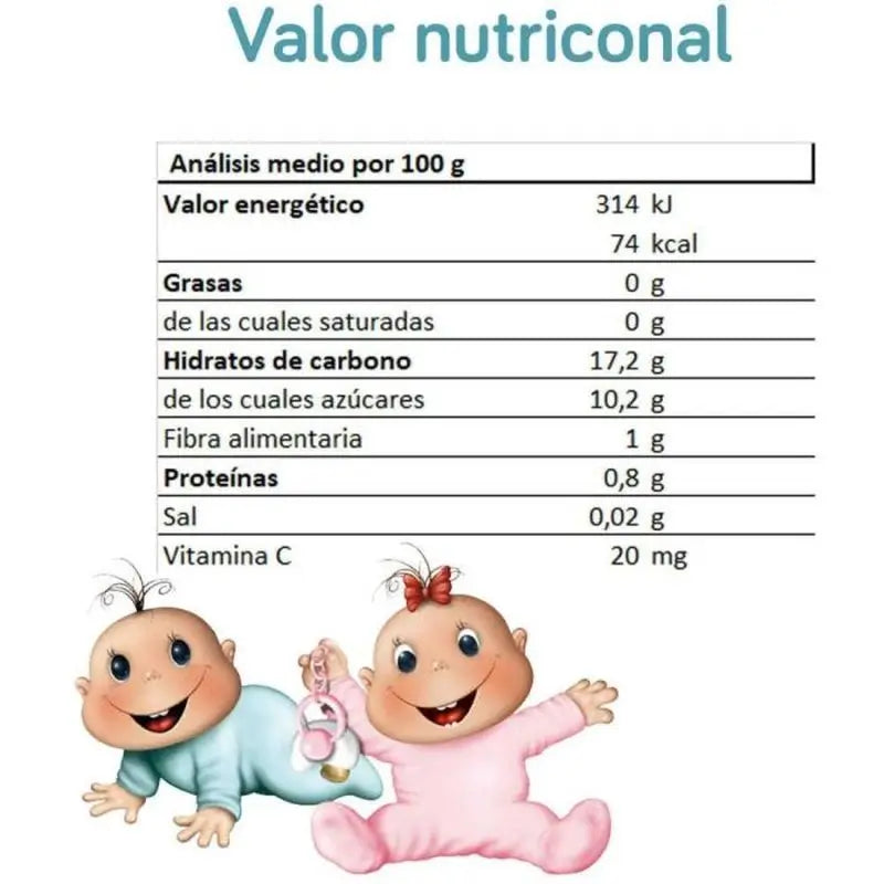 Nutriben Pack Pot Snack Banane, Orange et Biscuit 2X190g