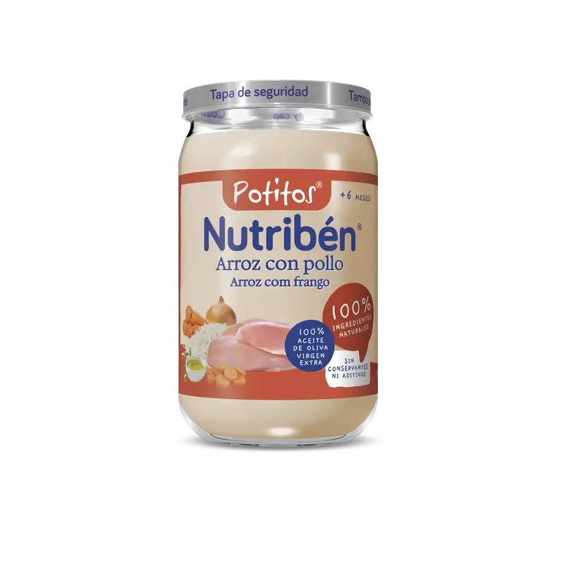 Nutriben Potito Poulet avec riz, 235g