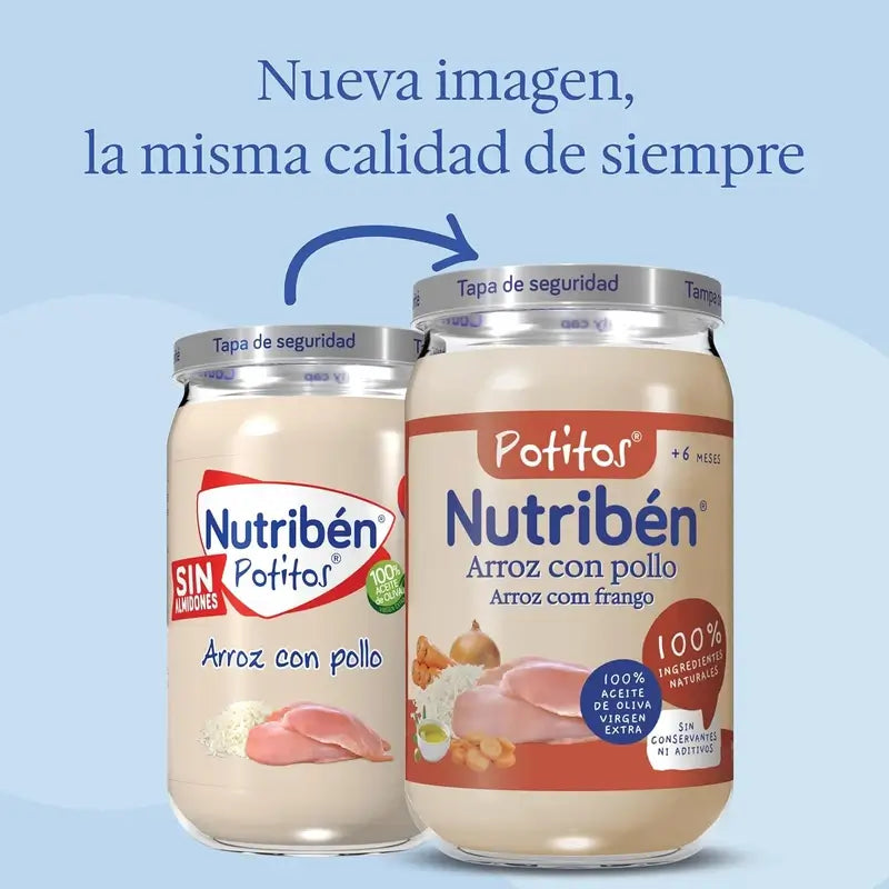 Nutriben Potito Poulet avec riz, 235g
