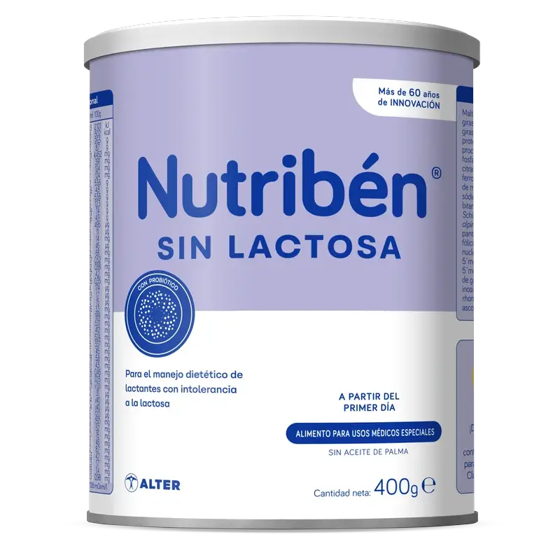 Nutribén Lait de démarrage sans lactose, 400 g