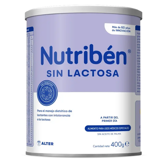 Nutribén Lait de démarrage sans lactose, 400 g