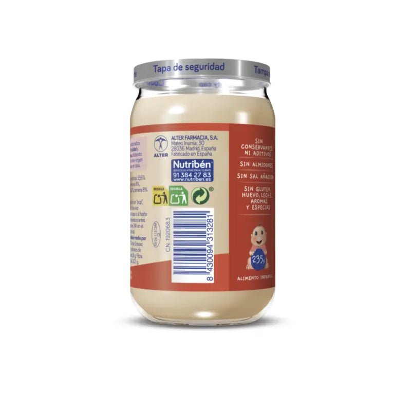 Nutribén Potito Boeuf avec haricots verts et carottes, 235 g