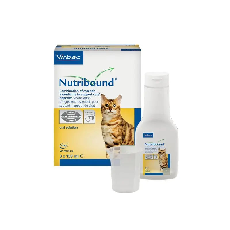 Virbac Nutribound Cats Boîte 3 x 150 ml