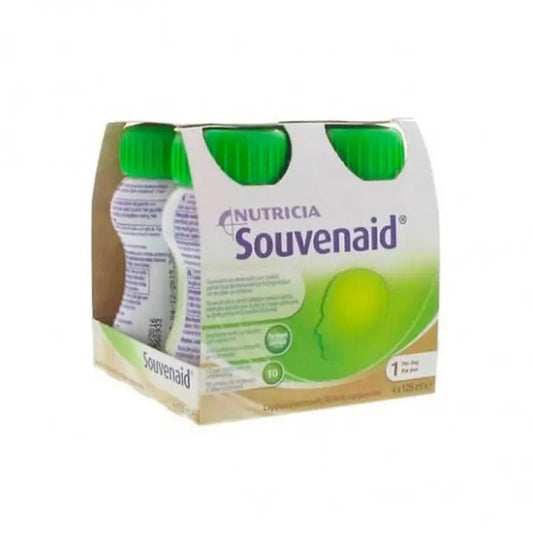 Nutricia Souvenaid Smoothies Cappuccino, 4 unités x 125 ml