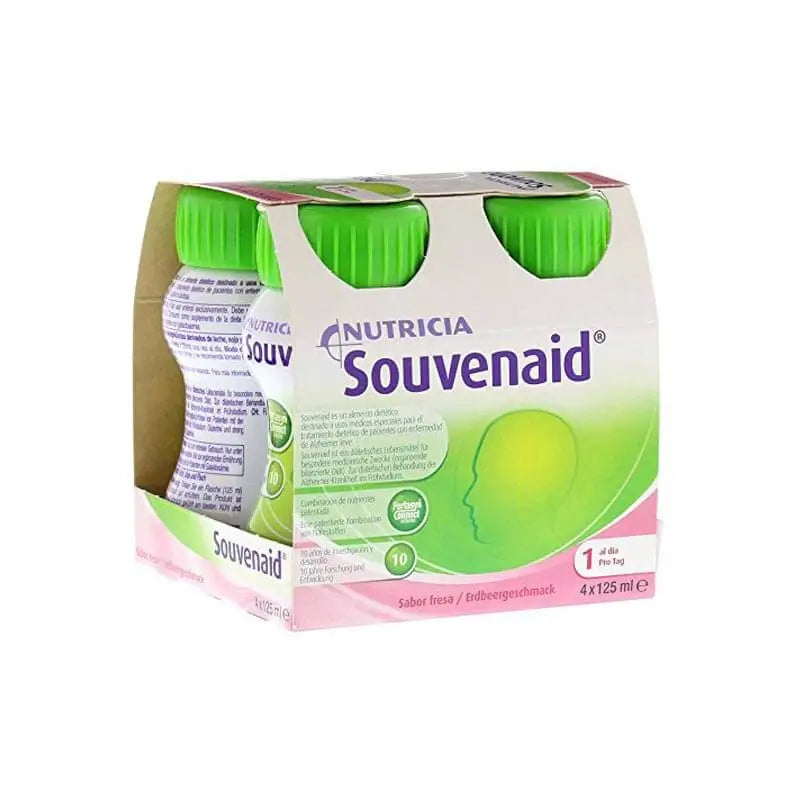 Nutricia Souvenaid Smoothies Strawberry Flavour 4 Units x125 ml