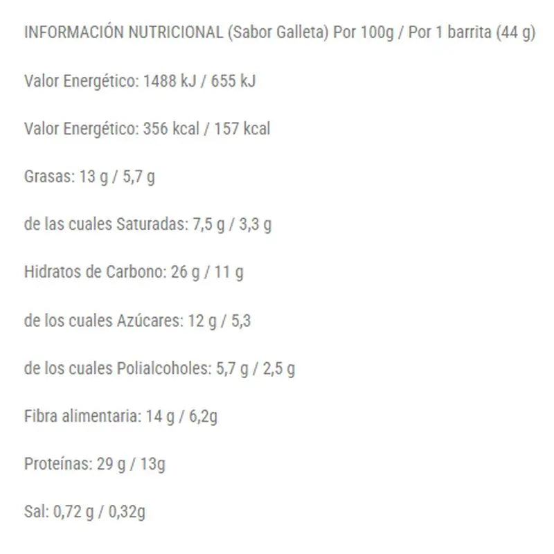Nutrisport Box Control Day Red.Azuc. Biscuit , 28 barres