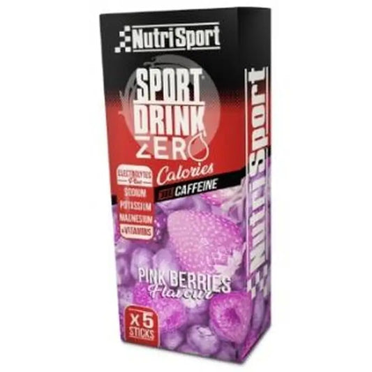 Nutrisport Hydrazero With Caffeine Pink Berries 5Sticks