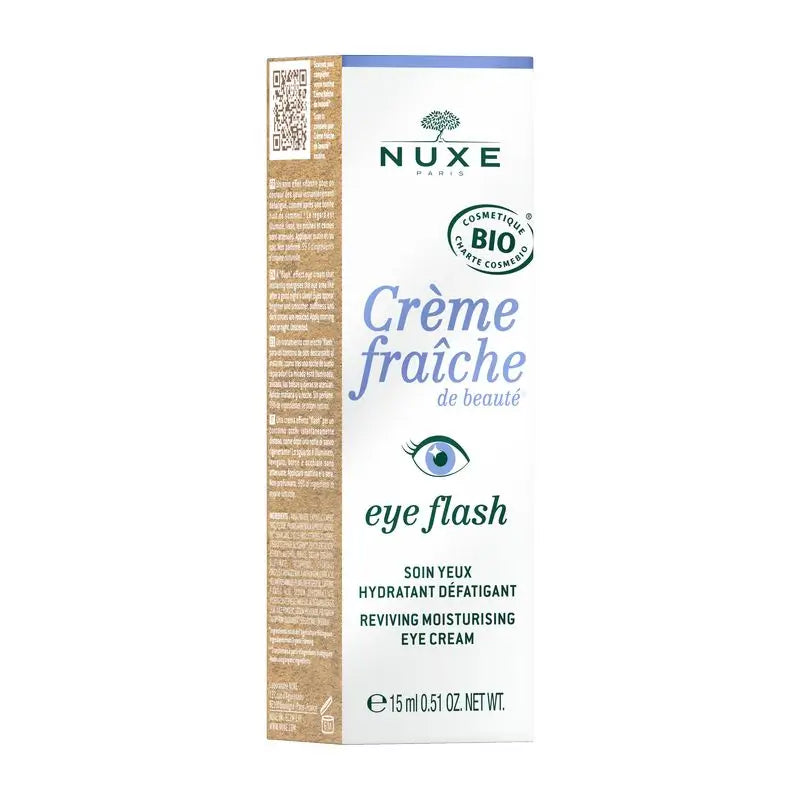 Nuxe Crème Fraîche De Beauté® - Eye Flash Soin Hydratant pour les Yeux Bio