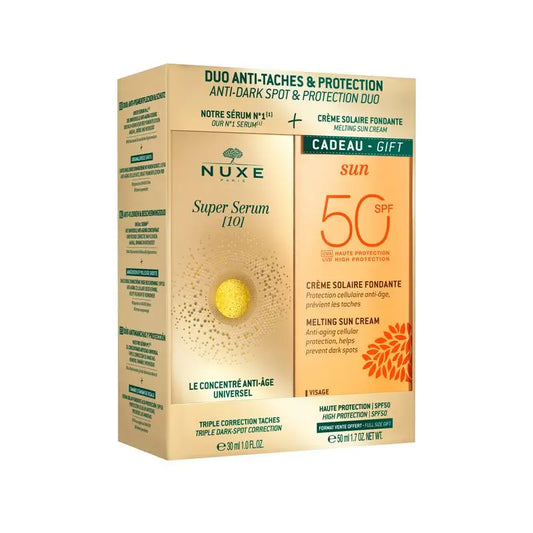 Nuxe Anti-Blemish and Protection Duo : Super Serum [10] + High Protection Melting Sunscreen Spf50 Free