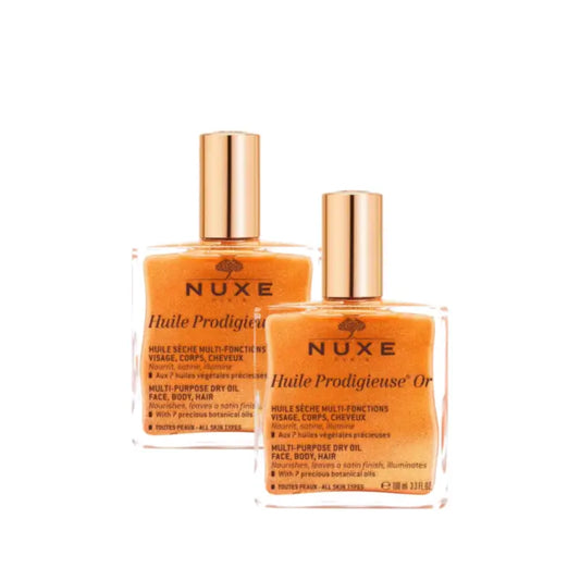 Nuxe Huile Prodigieuse Or - Huile sèche - Lot de 2 x 100 ml