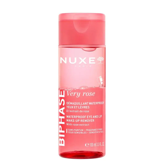 Nuxe Merveillance Lift Very Rose Démaquillant imperméable pour les yeux et les lèvres, 100 ml