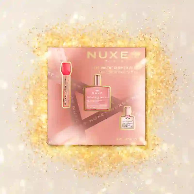 Nuxe Multi-Gammes Eclat Infini Rose Sérum Lèvres Very Rose + Huile Prod Floral Or + Coffret Huile Prod Floral