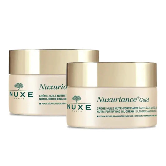 Nuxe Nuxuriance Gold Crème-Huile Nutri-Fortifiante, lot de 2 x 50 ml