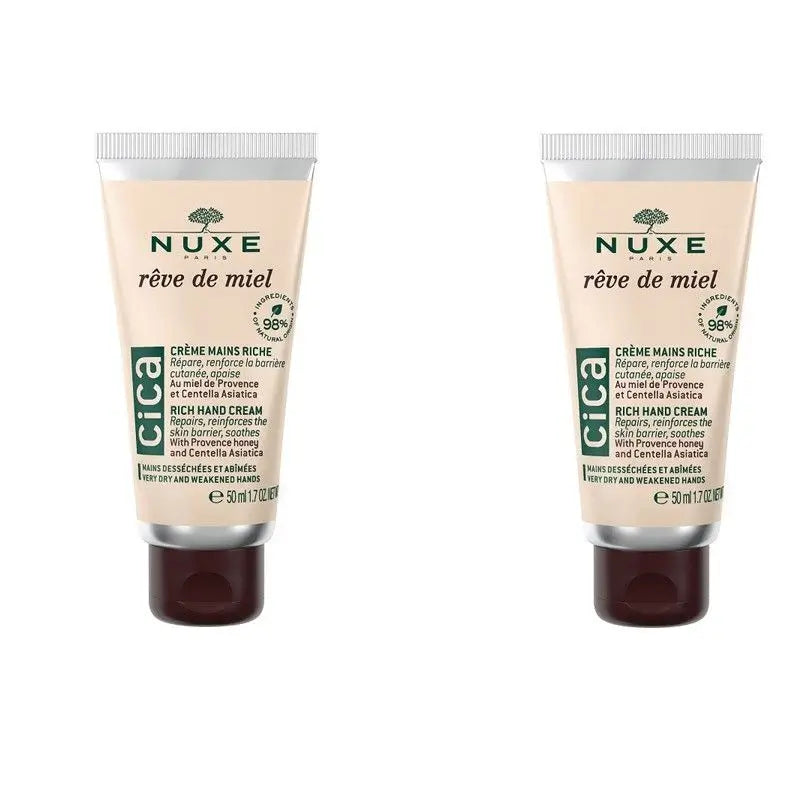 Nuxe Rêve De Miel® Crème Mains Cica Duplo 2X50Ml