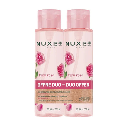 Nuxe Very Rose Duplo Eau Micellaire Apaisante, 2x400ml
