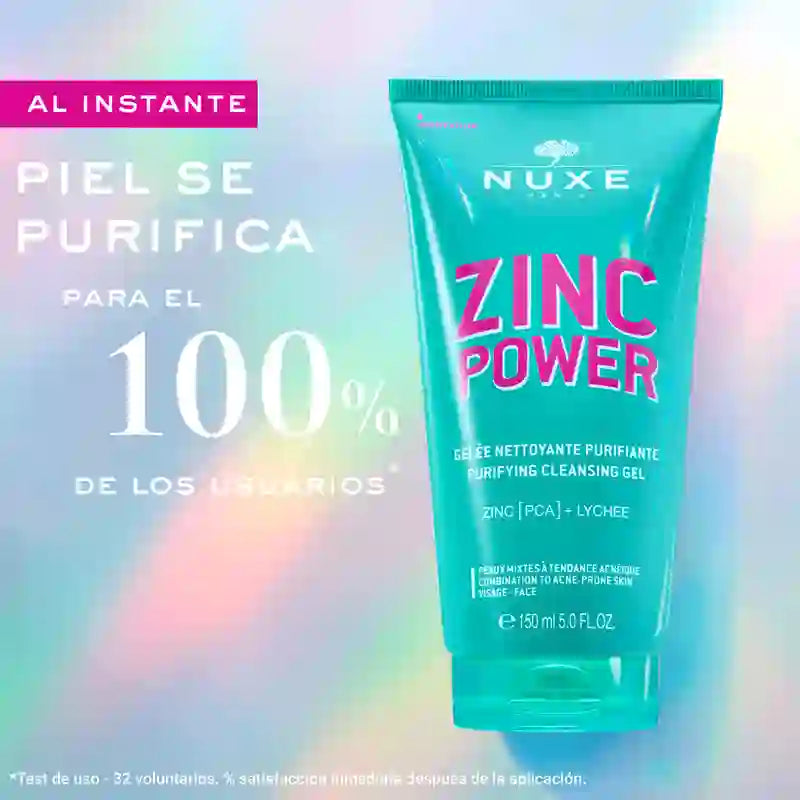 Gel nettoyant purifiant Nuxe Zinc Power, 150 ml