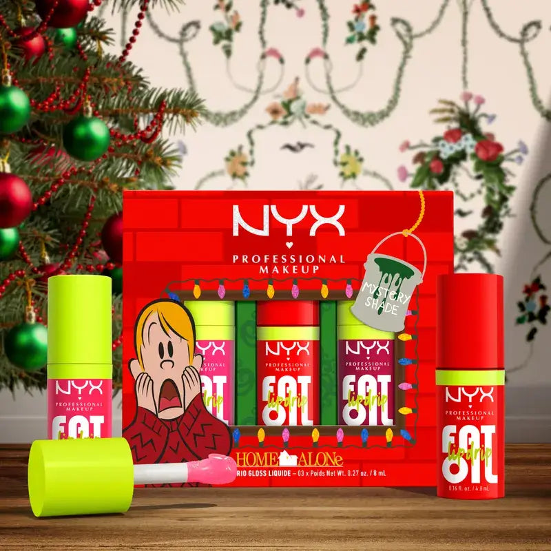 Nyx Home Alone Drip Trio Lip Oil, 3x8 ml