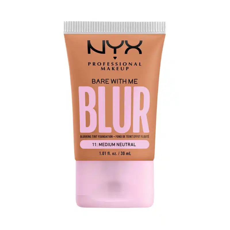 Nyx Bare With Me Blur Skin Tint, Fond de teint flou, fini mat, teinte neutre, 30 ml