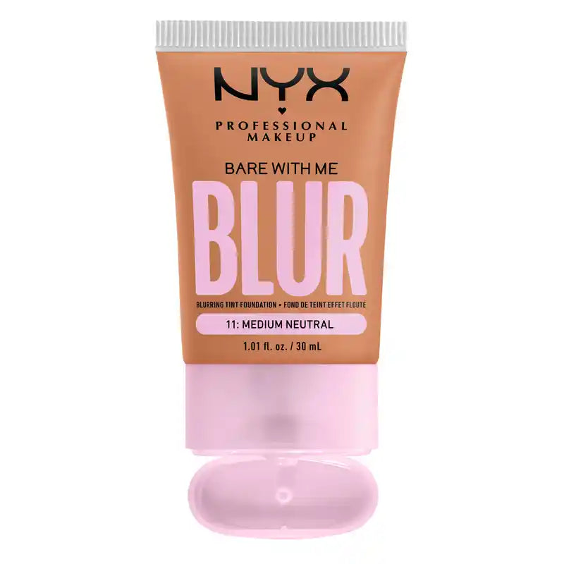 Nyx Bare With Me Blur Skin Tint, Fond de teint flou, fini mat, teinte neutre, 30 ml