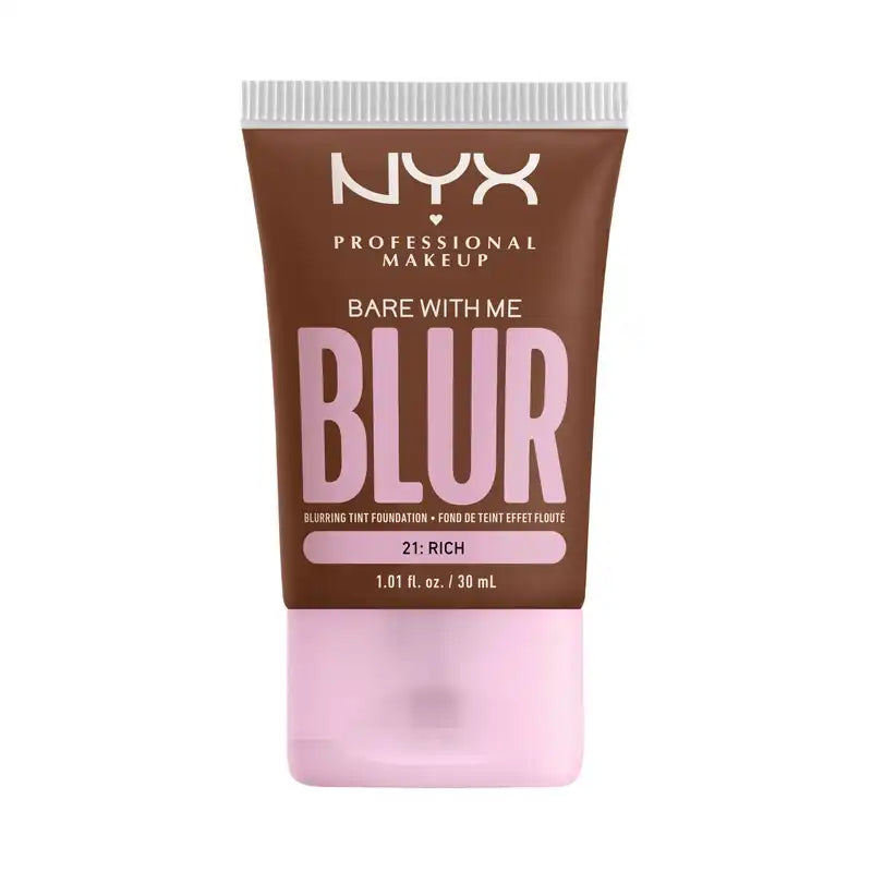 Nyx Bare With Me Blur Skin Tint, Fond de teint flou, mat, Shade Rich 21 , 30 ml