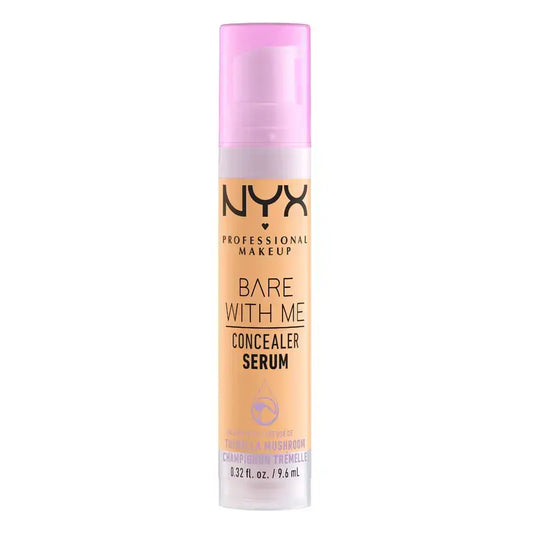 Nyx Bare With Me Sérum Correcteur, teinte dorée. Formule végétalienne, 9.6 ml