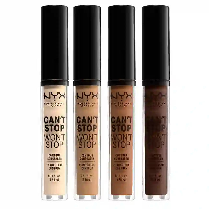 Nyx Can'T Stop Won'T Stop, Concealer Shade 12.7 Neutral Tan for Dark Skin , 3,5 ml