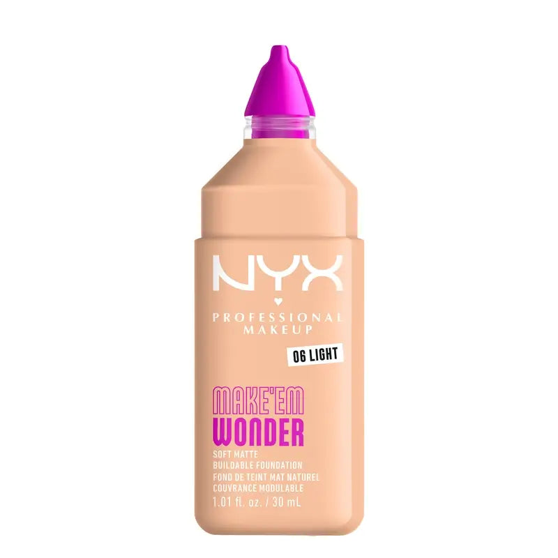 Nyx Cosmetics Make Em Wonder Fdt Light, 30 ml