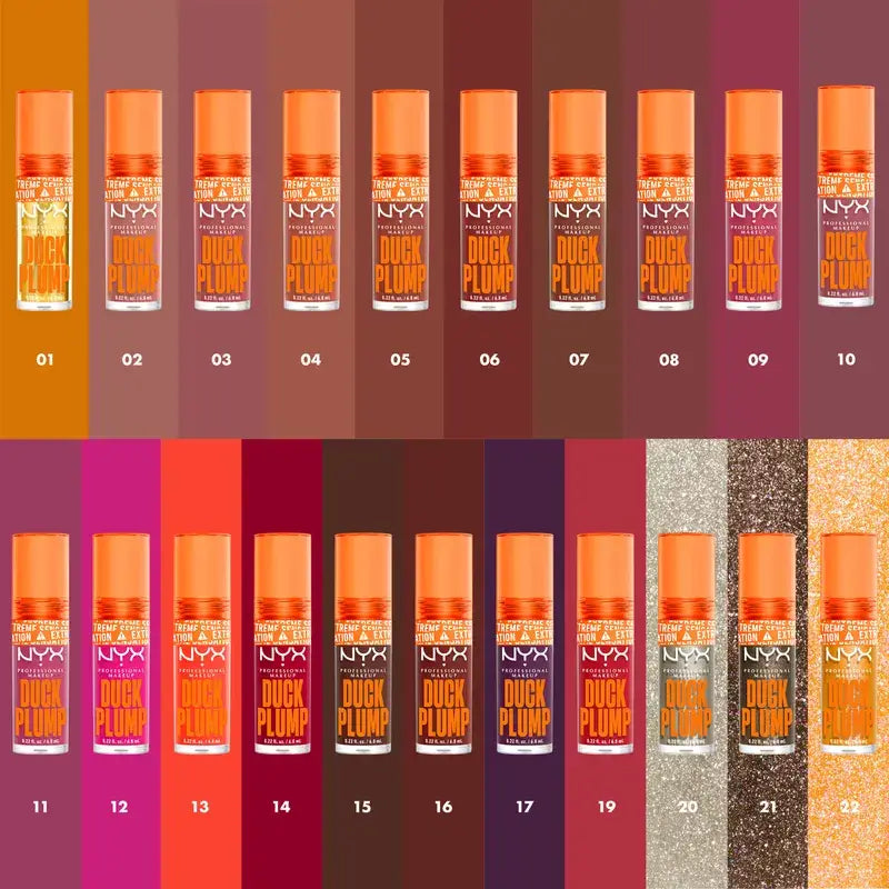 Nyx Duck Plump High Pigment Lip Gloss Volumising Gloss Glitter Silver 20 , 7 ml