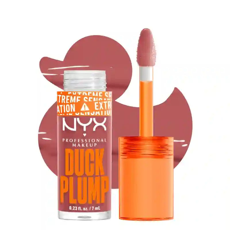 Nyx Duck Plump High Pigment Lip Gloss Gloss volumateur pour les lèvres Nude Swings 03 , 7 ml