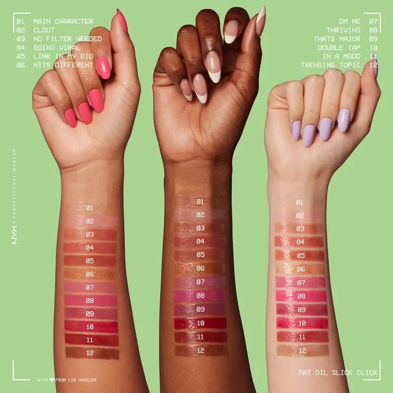 Nyx Fat Oil Slick Click Hits Different Lip Oil , 2 gr