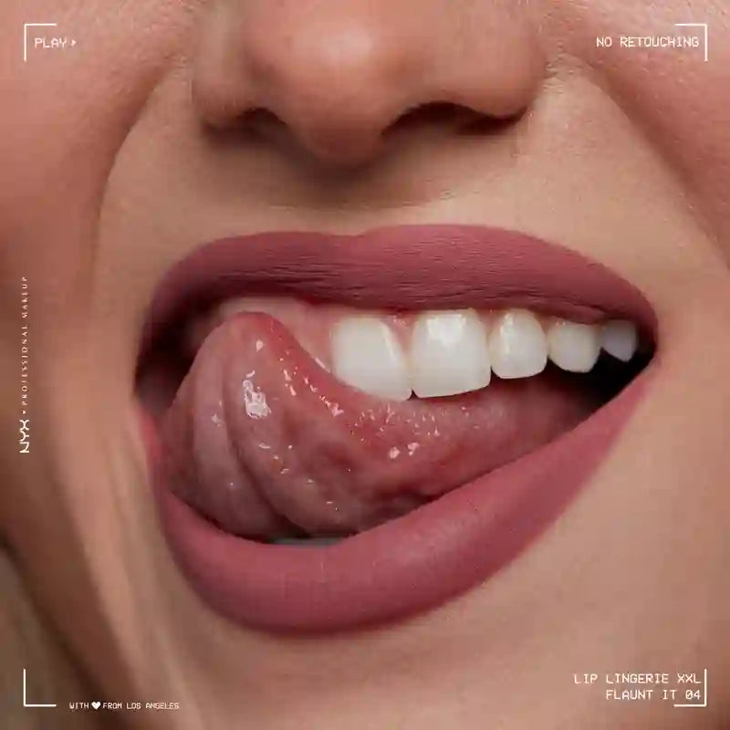 Nyx Liquid Lipstick Lip Lingerei Xxl Long Lasting Matte 16H . Teinte Strip N Tease 04 , 4 ml