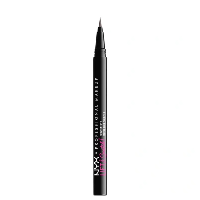 Nyx Brow Tint Pen Lift&Snatch ! Brow Tint Pen, Long Lasting 16H, Vegan Formula, Shade Black , 1 ml
