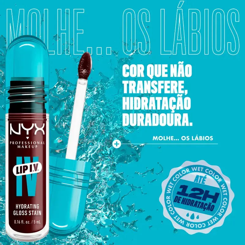 Nyx Lip Iv Lip Colour Water Bout Wine Shade 15 , 5 ml