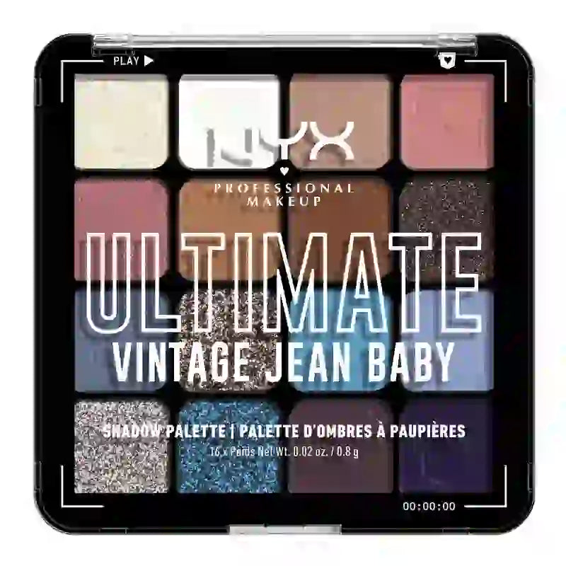Nyx Ultimate Shadow Palette Vintage Jean Baby , 1 pcs.