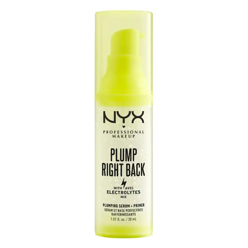 Nyx Plump Right Back Primer & Serum. Acide hyaluronique. Vitamines multiples, 30 ml