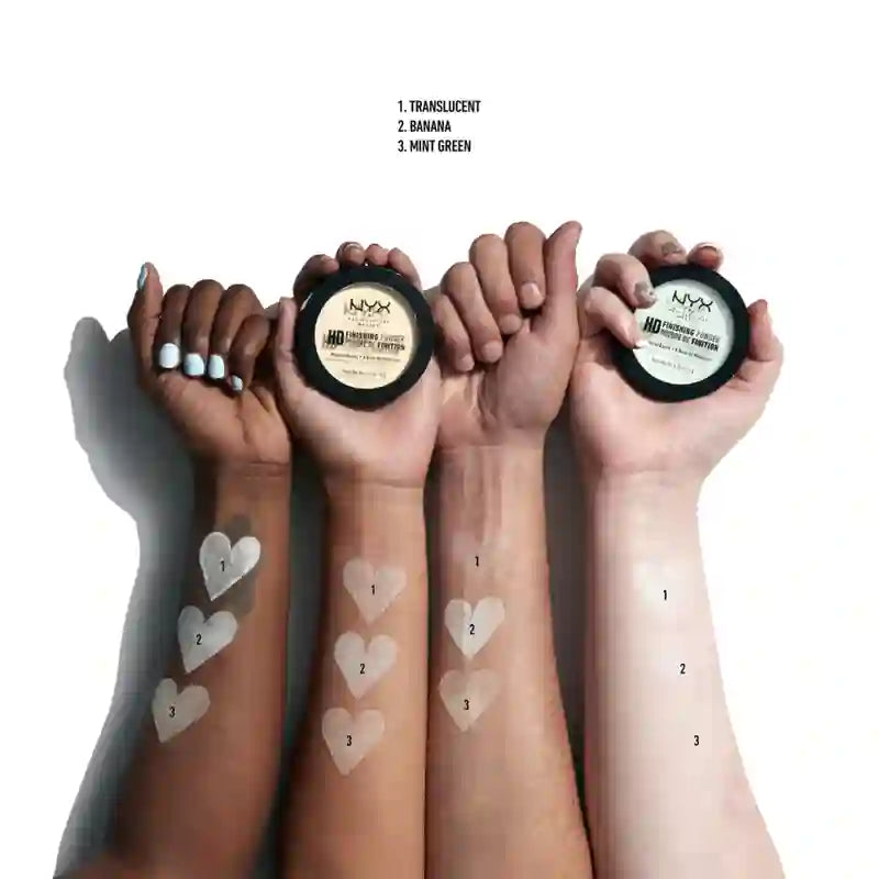 Nyx High Definition Finishing Powder Shade 1 Banana Ideal for Setting Make-up Translucent Colour , 8 g