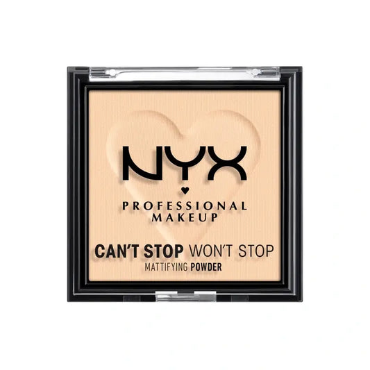 Nyx Professional Mattifying Powder Can'T Stop Won'T Stop Shade 02 Light , 6 gr