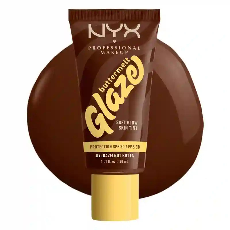 Nyx Skin Tint Buttermelt Glaze Soft Glow + Protection Spf/Fps 30 , 30 ml