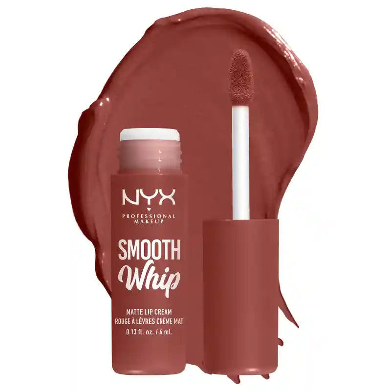 Nyx Smooth Whip Matte Lip Cream, rouge à lèvres liquide crémeux, mat, teinte mousse latte, 4 ml